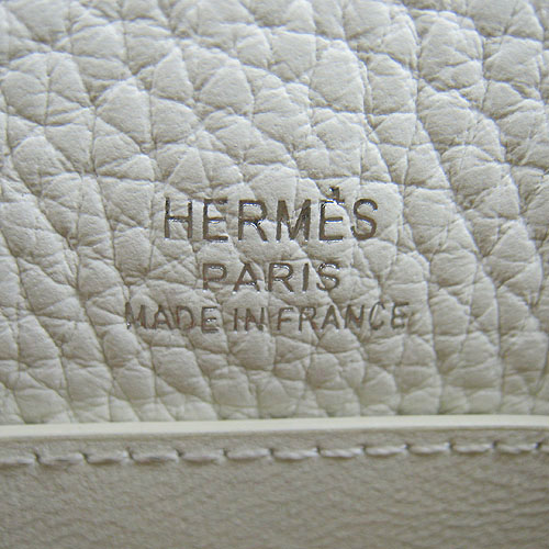 AAA Hermes Kelly 22 CM France Leather Handbag Beige H008 On Sale - Click Image to Close